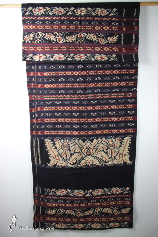 Traditional woven ikat textile from Sabu, Indonesia