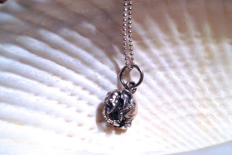 Silver Mini Elephant Necklace