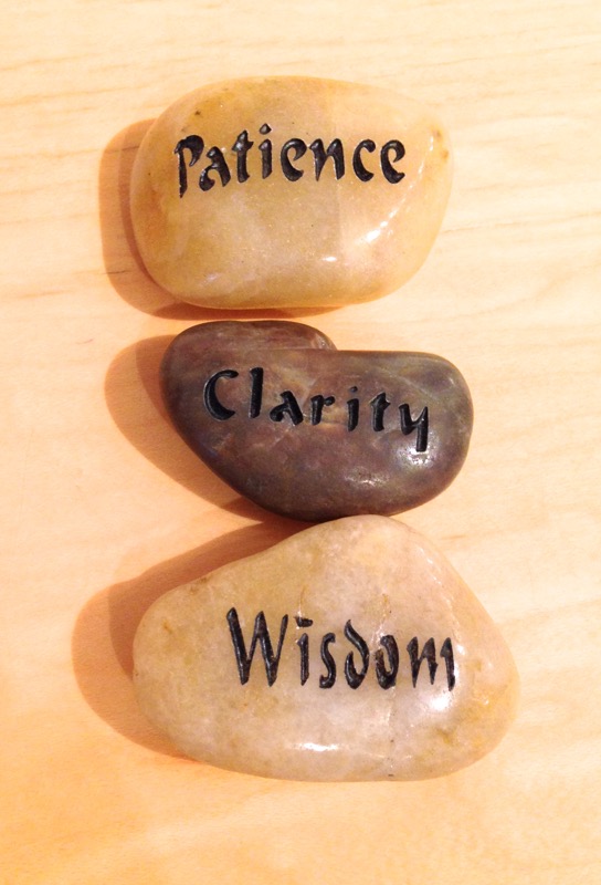 Patience, Clarity, Wisdom talistone gift package