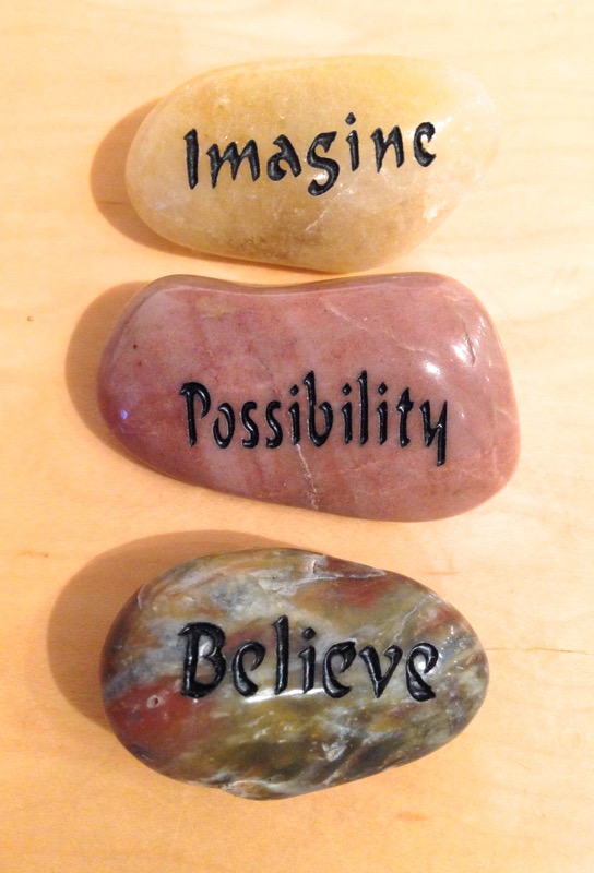 Imagine, Possibility, Believe talistone gift package