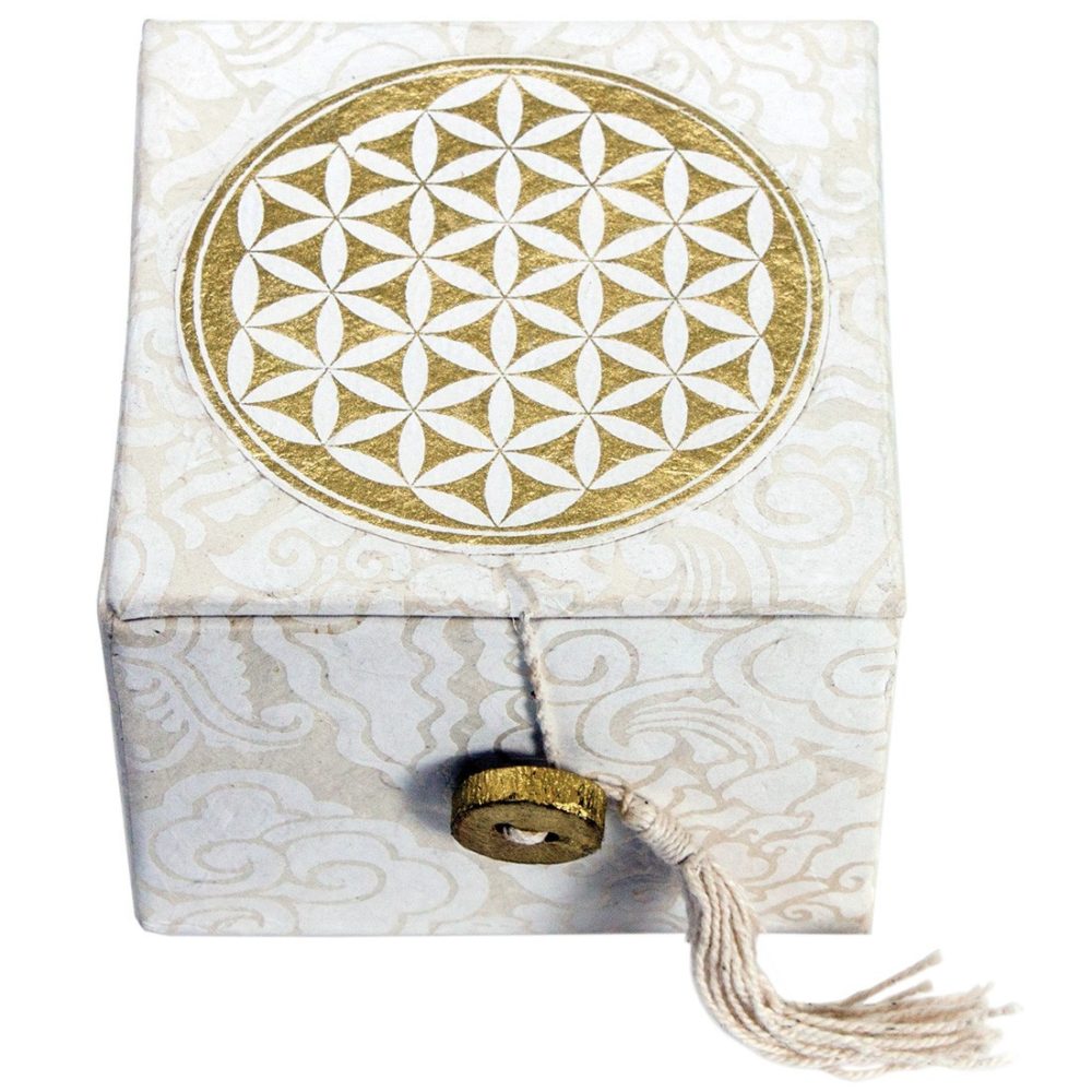 Flower of Life- Mini Singing Bowl in a Box for Meditation