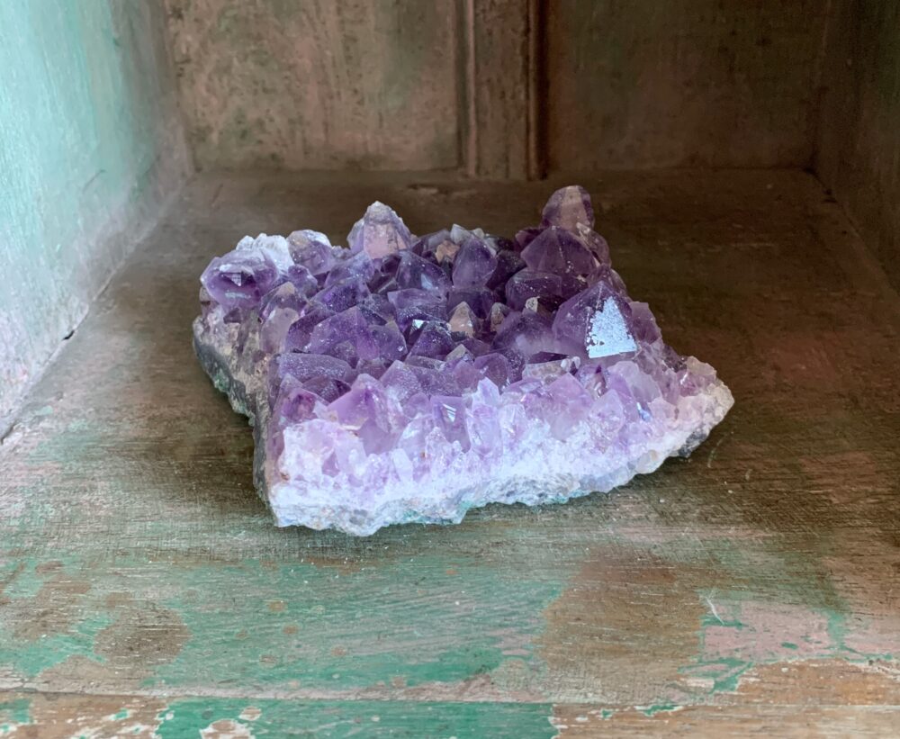 Amethyst Quartz Crystal Cluster