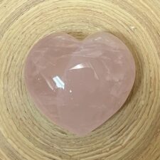 Special Rose Quartz Crystal Heart