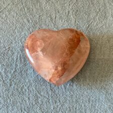 Hematoid Quarz Crystal Heart