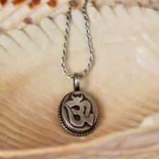 Silver OM Necklace