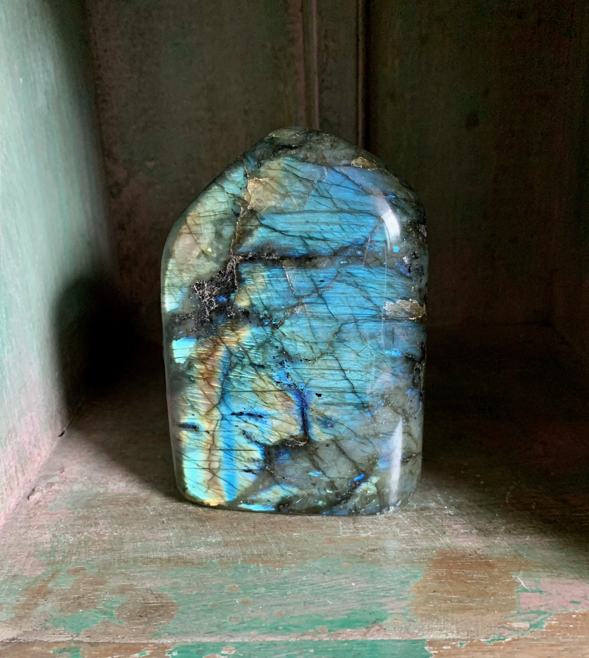 Labradorite Crystal Slab