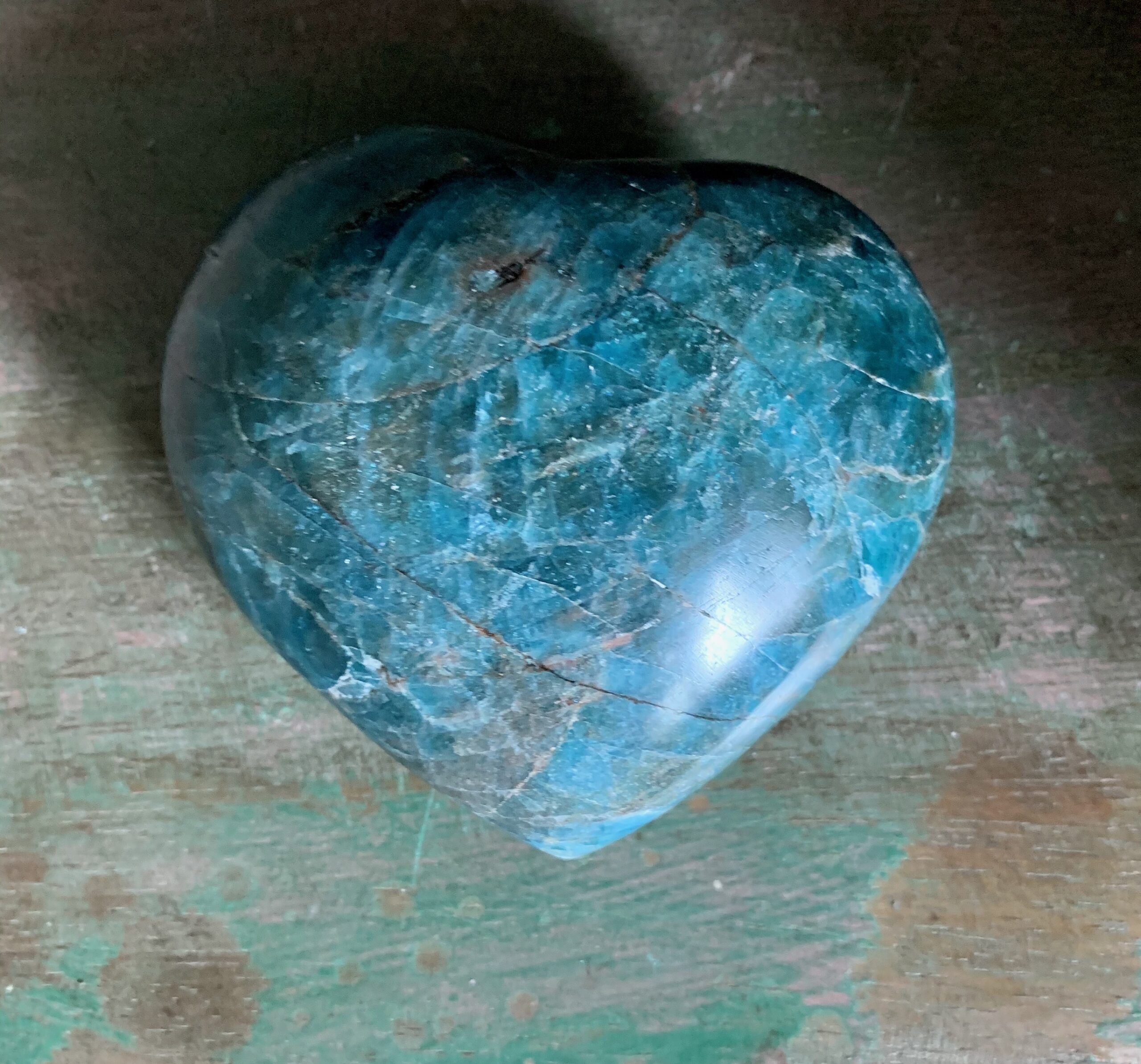 Apatite Crystal Heart